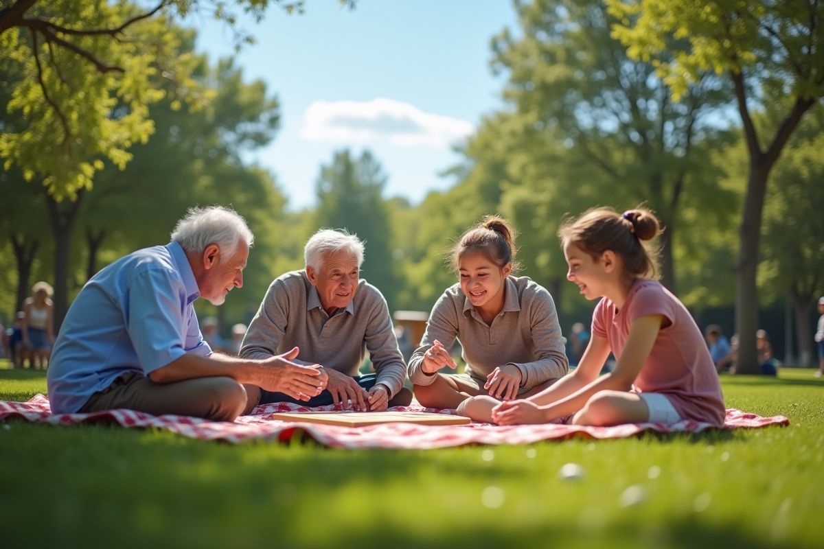 famille multigénérationnelle